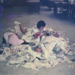 Images of children working with found materials in the integrated arts programme
Source: Seni Kreatif USM