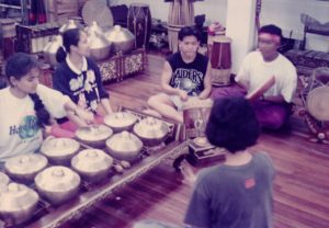Musicians in  rehearsal