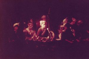 Music ensemble in costume