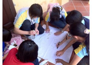 Pic: Group activity at site