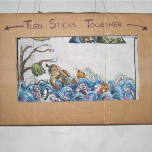 Showcase performance for the community by participants using scroll-box storytelling and shadow puppetry (1)